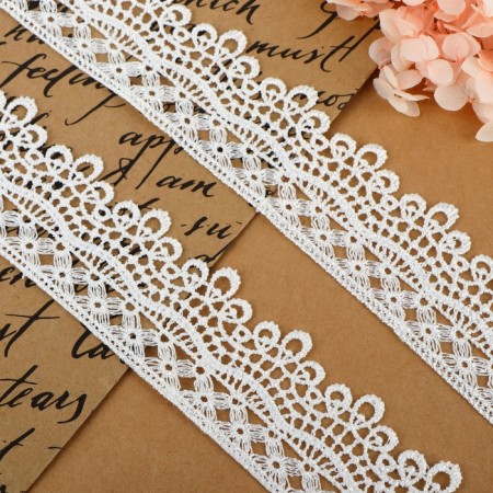 Lace Hypure, 40 mm × 9 ± 0.5 m, white color-1