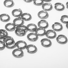Connective ring (set 50 pcs.), 5 × 1 mm, color gray color