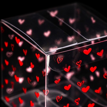 PVC folding box "Heart", 5 x 5 x 5 cm-2