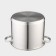 Stainless steel pan Magistro Grande, 8.9 liters, metal cover, capsule, induction