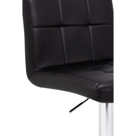 Bar paskal metal/eco -leather, chrome/black 43x53x89 cm-4