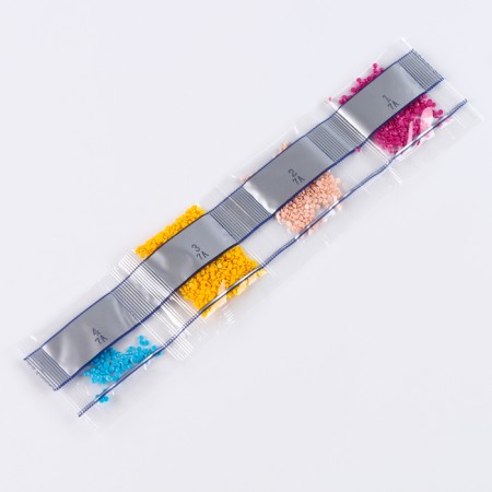 Diamond embroidery with partial filling "Manami", 13.7 × 18.3 cm, cardboard-3