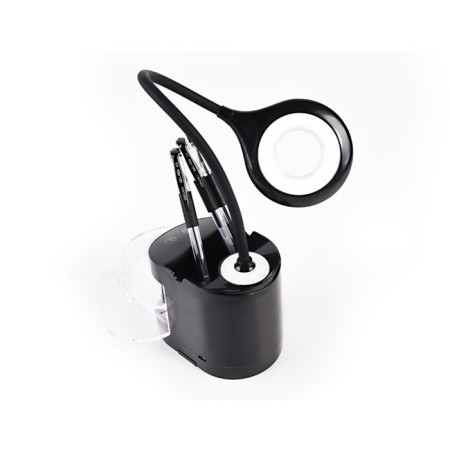 Highway LED lamp with a built -in battery and ambrella Light, Desk, De562, LED, 4200K, 4200K, Black Clean.-4