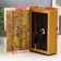 Safe-book wood to the leatherette "Flower and leaves" 17x11x5 cm