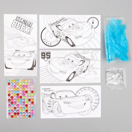 Set for creativity, 35 items, cars-3
