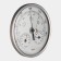 Mechanical barometer, weather station, wall, silver frame, D = 13 cm