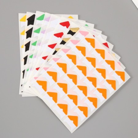 A set of corners with a pocket for photos 24 corners "Style" 12.3x9 cm mix-5