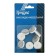 Furniture round tundra, d = 28 mm, 8 pcs., White color