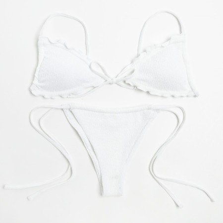 Swimsuit female separate minku color white, size 42-8
