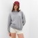Women's sweatshirt MINAKU: Casual Collection color light gray melange, size 50-52