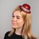 Oval carnival hat, elastic band, Mix colors