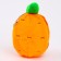 Soft toy "Bunny-carrot" on a key fob, 11 cm