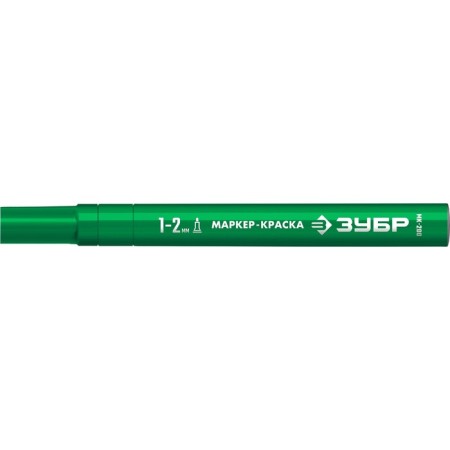 Marker-painting construction bison MK-200 06326-4, round, 1 mm, green