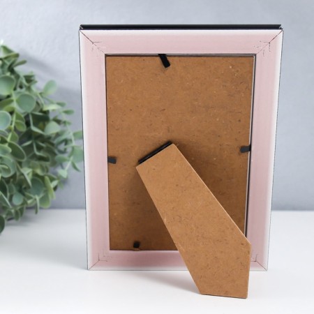 Photo frame plastic 10x15 cm "Blue oak" Inner gold stroke 18.5x13.5 cm-4