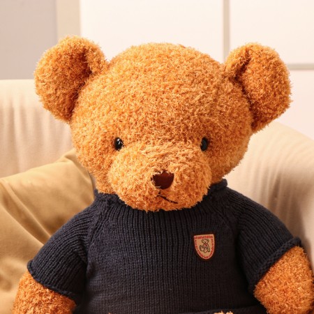Soft toy "Bear", in a knitted sweater, 75 cm-1