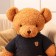 Soft toy "Bear", in a knitted sweater, 75 cm