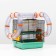 Mini cage for rodents, two -tier, with a shelf, house and a mix of labyrinths