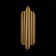 Sconces st. SL1629.301.02. Cesena. 2x40 watts, E14, 17x50 cm, brass color