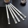 A set of ceramic sticks for land "Geometry", 10 objects, h = 24.5 cm