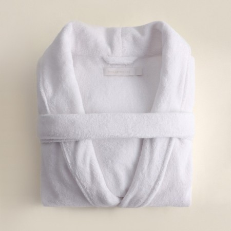 Frequency Female Women's bathrobe: Basic "Blanc de Blanc", size XL, 100% cotton, 420 g/m2-9