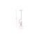 Suspension lamp 1x60W E14, size 15x15x64.4 cm