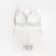 Lower linen women: top and panties, white color, size 42-44