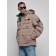 Male Winter jacket, size 54, brown color
