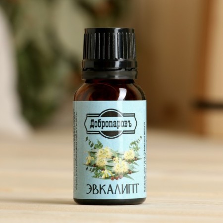 Эфирное масло "Эвкалипт", флакон-капельница, 17 мл "Добропаровъ"-1