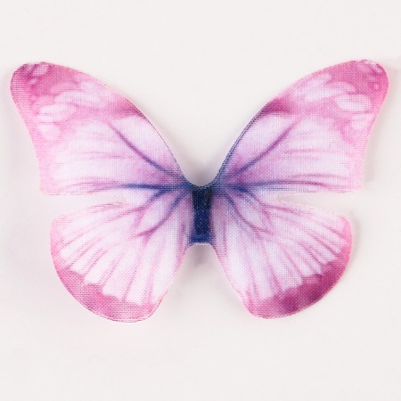 Decor for creativity "Butterfly", two -layer, set of 12 pcs., Size 1 pc. - 5 × 4 cm, purple color-3
