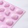 Form for marmalade Dolyana Fruit Paradise, 22.5 × 23.5 × 1.5 cm, 25 cells, pink color