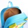 Baby backpack on lightning, 2 outer pockets, blue/yellow color