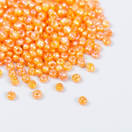 Beads "Zlatka" 08/0, 3 mm, 10 g 0228 Orange