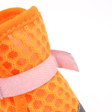 Cross shoes, set 4 pcs, 2 size (4.4 x 3.4 cm), orange-5