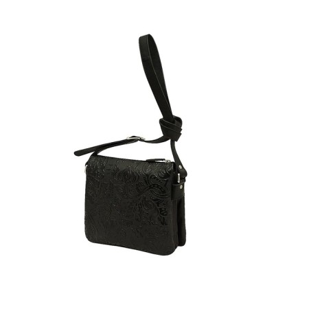 Bag Cross-Bodi with a zipper, black color
