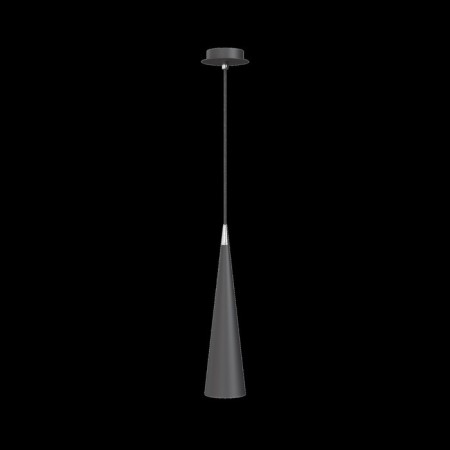 Suspended Technical P318PL-01B, 1xGU10, 40W, 8x8x32 cm, black color-5