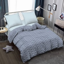 Постельное бельё 2 сп Amore Mio, размер 215х240 см, 175х215 см, 70х70 см - 2 шт, цвет серый