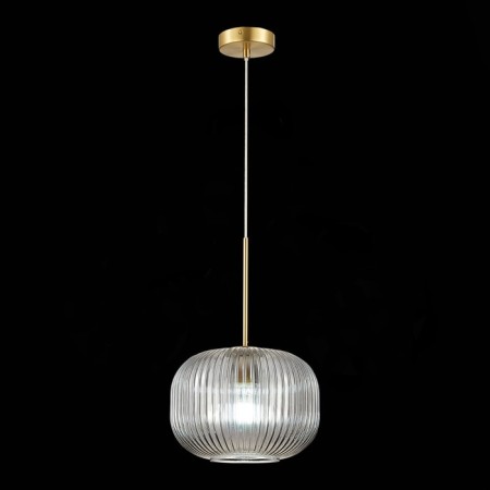 STL LUCE Sus. SL1154.303.01. Gran. 1x60 W, E27, 24.5x24.5x38 cm, brass color-1