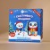Gift set of "Happy holiday", bath foam and body washcloth, chewing gum