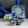 Set Tea Rishtan, 9 objects: kettle 1l., 6 PIAL 9.5cm, candy 23cm, sugarnya 250m
