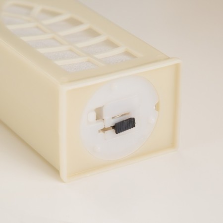 Nightmare "Snow House" LED from 3xlr1130 batteries white 5x4x16 cm Risalux-3
