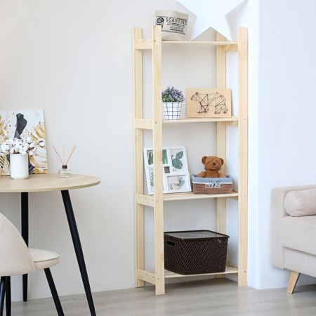 Wooden rack "Alpha plus" 159x64x28 cm-2