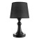 Desktop lamp E27 25W 220V "Black Turon" 31x19x19 cm Risalux