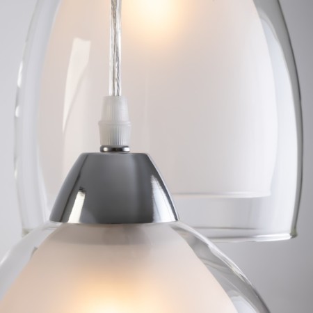 Suspended lamp Freya Fr5375PL-03CH ASTERY, 370x370x900 mm, E27, 3x60W, color chromium-7