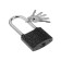 The castle of the hinged "Allur" VS1CH-360D, the long handle d = 9 mm, 5 keys