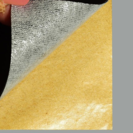 Glue patch from leatherette, 10 × 20 cm, dark brown color-7