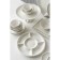 Menzhnya Porcelain 5 cells Magistro "Tandy", d = 30 cm, white color