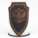 Shampoo "Shield - Eagle" for 8 skewers, steel thickness 1.5 mm, 50 x 30 x 6 cm