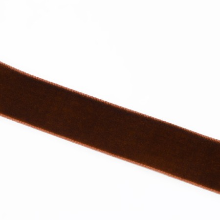 Velvet tape, 20 mm, 18 ± 1 m, brown color No. 119-2