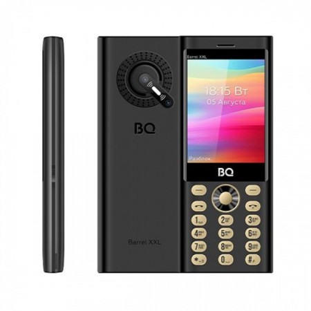 Cell phone BQ M-3598 Barrel XXL Black Gold-1