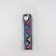Strap string "Multi -colored zigzag", 38 mm, 3 ± 0.1 m, blue color